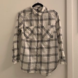 H&M Plaid Button Up